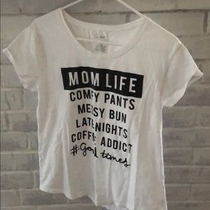 Mom life graphic t